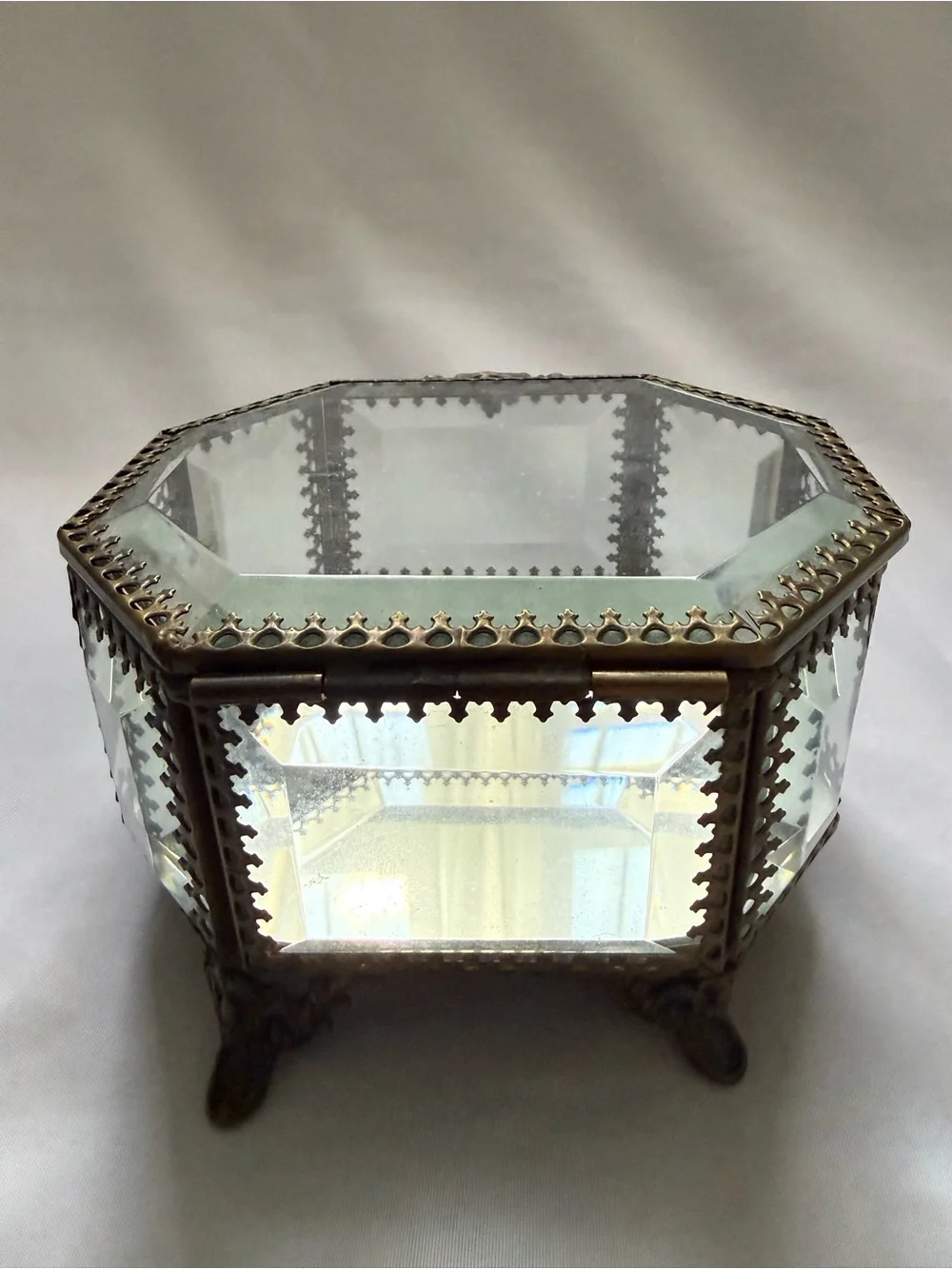 Nicole Miller octagonal glass
